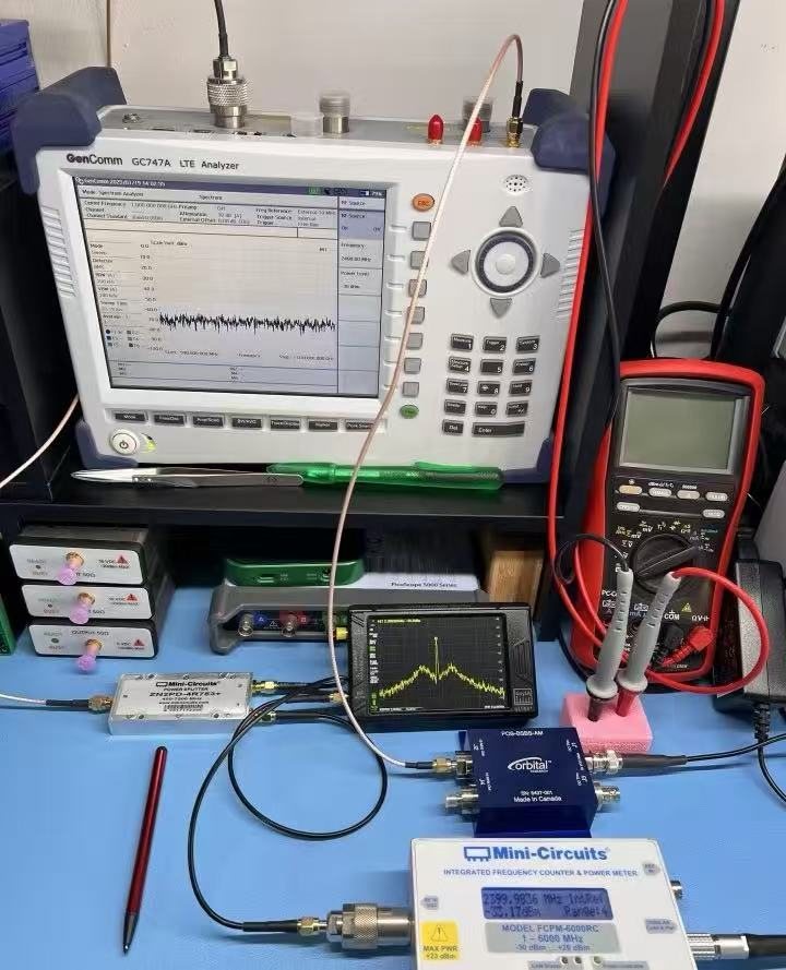 RF testing and measurement equipment at New Venom